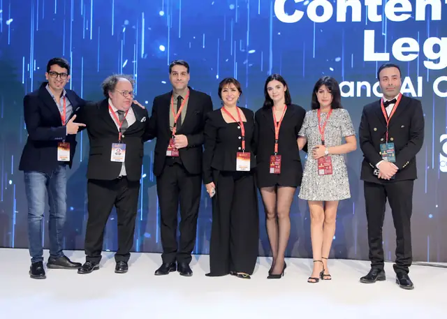 همایش Content Creator Legends and AI دبی، در کنار مستر تیستر (هیوبرت سپیدنام و تیم اجرایی همایش)